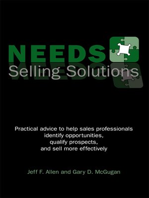 cover image of NEEDS Selling Solutions